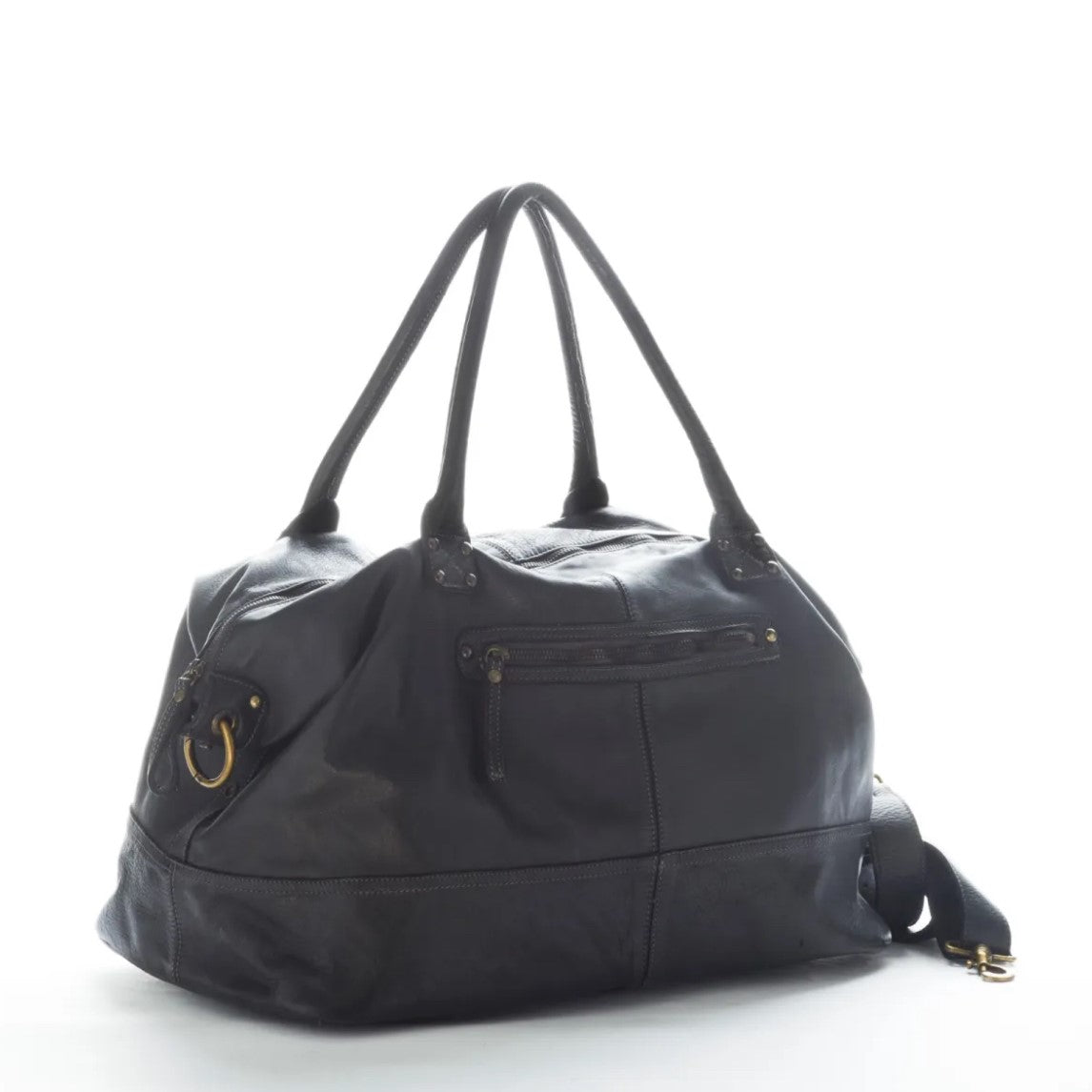 Alfredo weekender bag in black