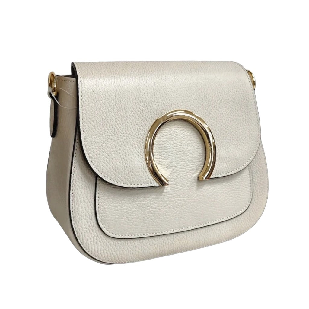 Ebony bag in white