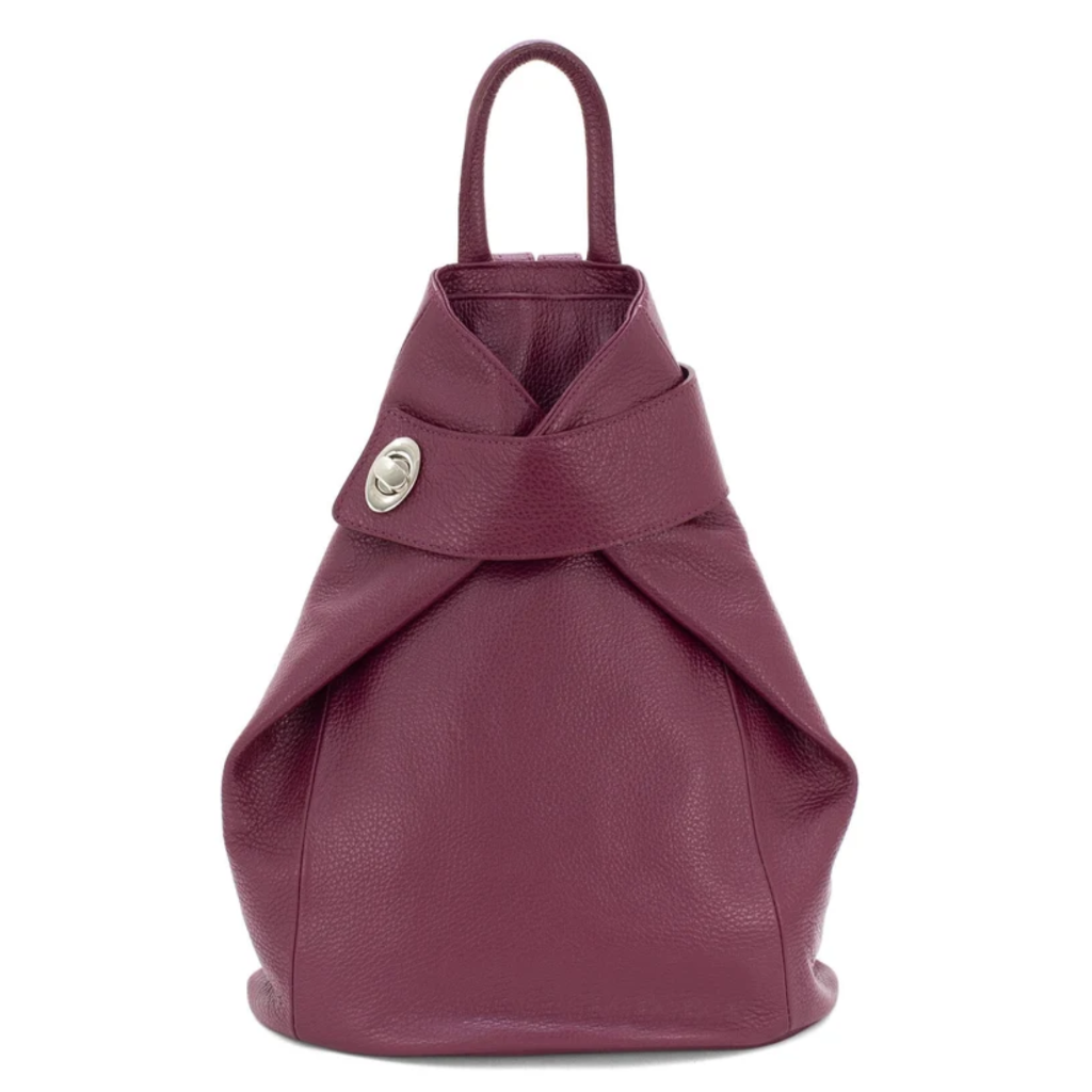Pavlova backpack in burgundy or maroon