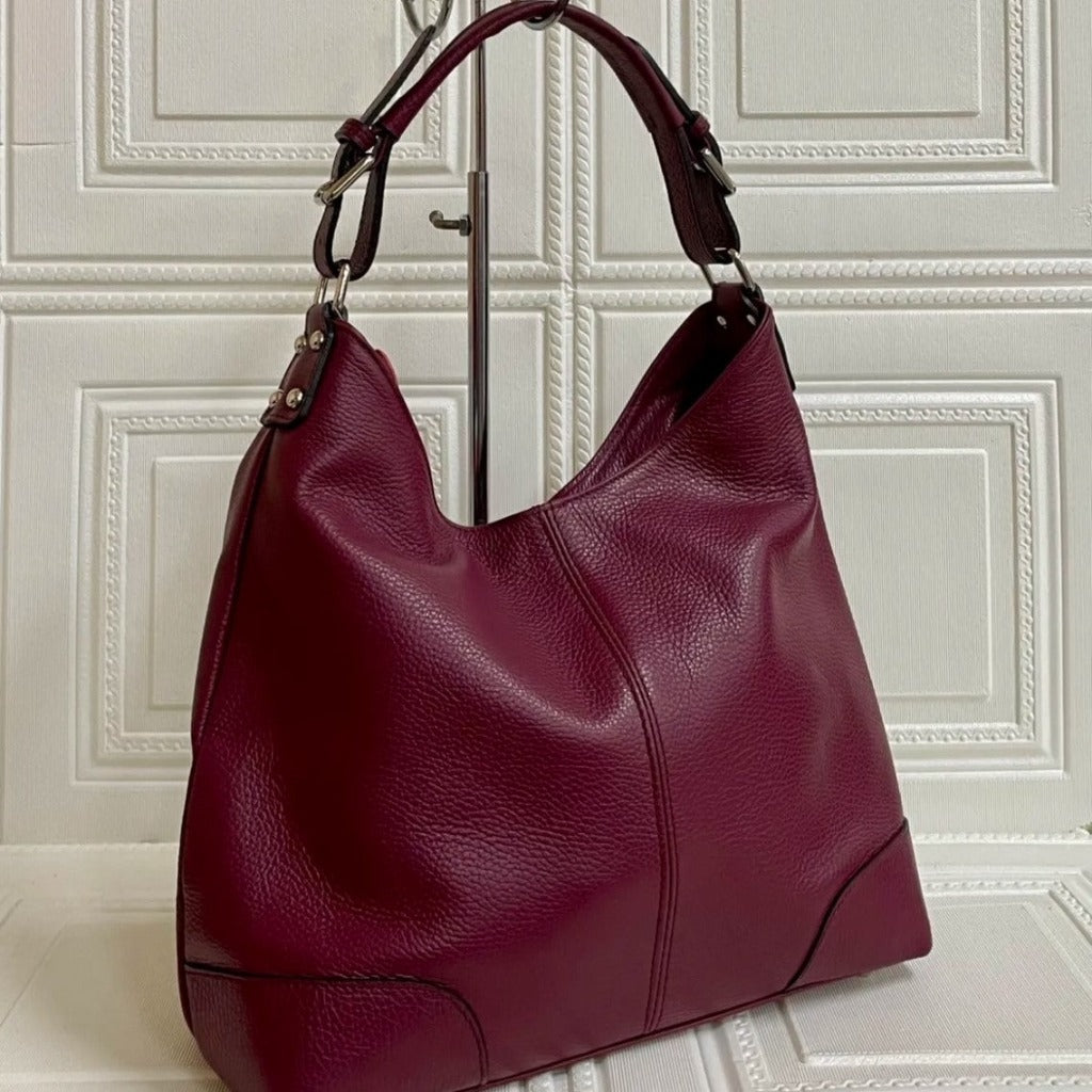 Sarah bag in burgundy or maroon