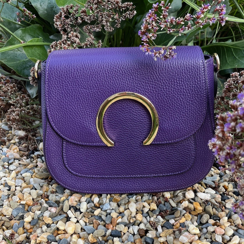 Ebony bag in purple