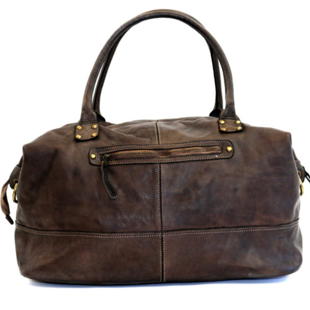 Largest weekend bag we have in dark brown