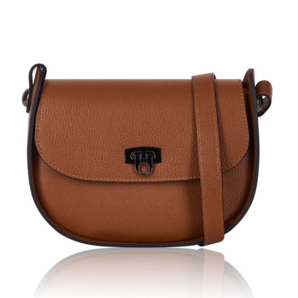 Nina shoulder bag in dark tan