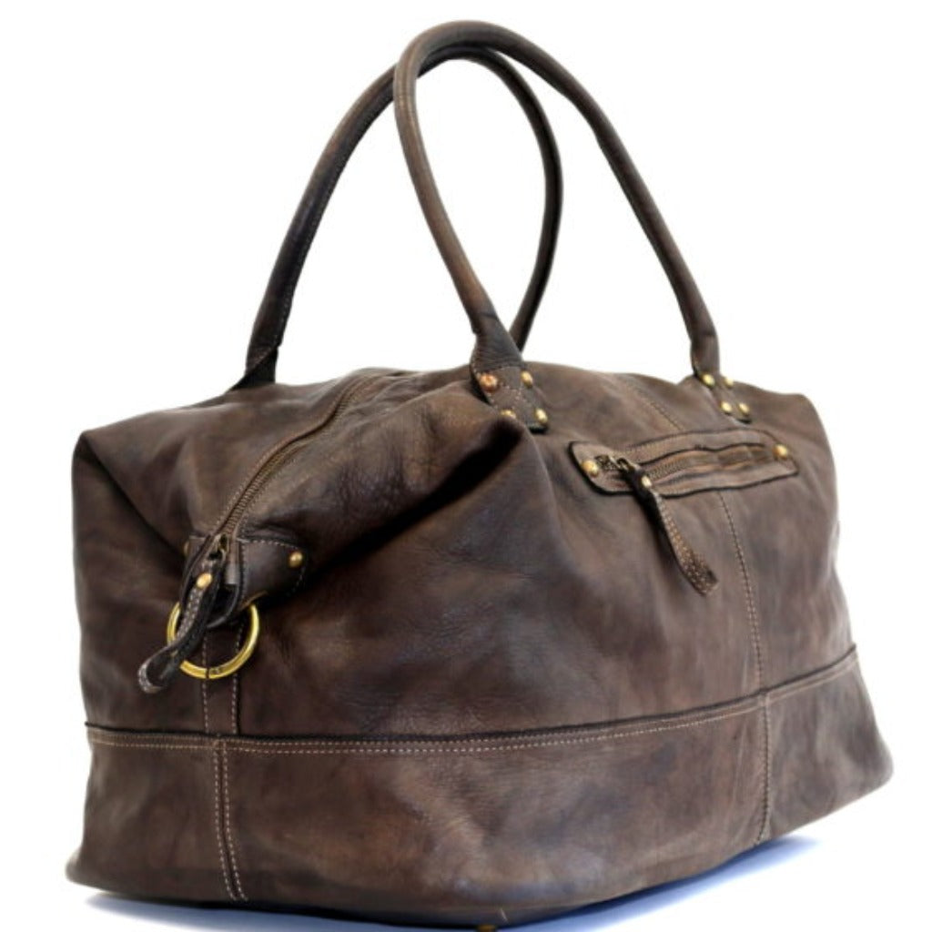 Largest weekend bag we have in dark brown