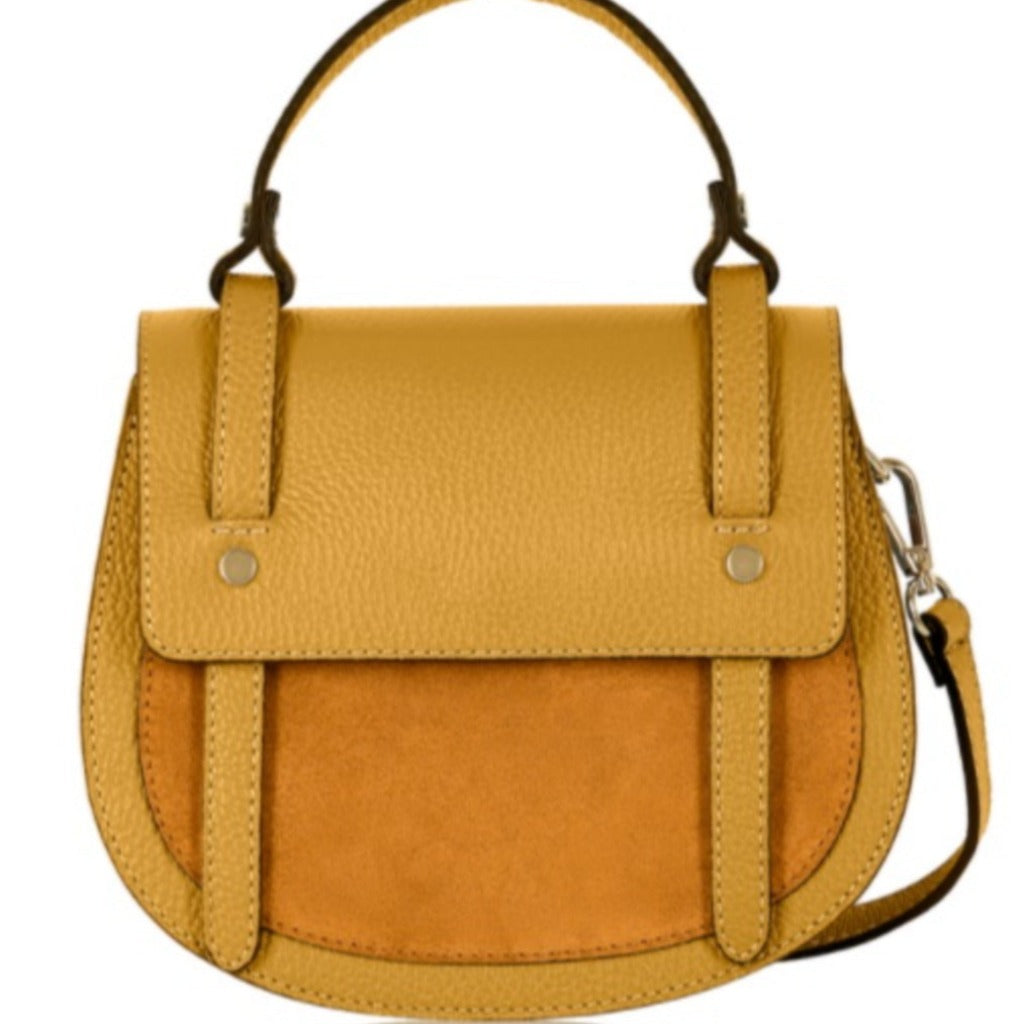 Anna tote in mustard yellow