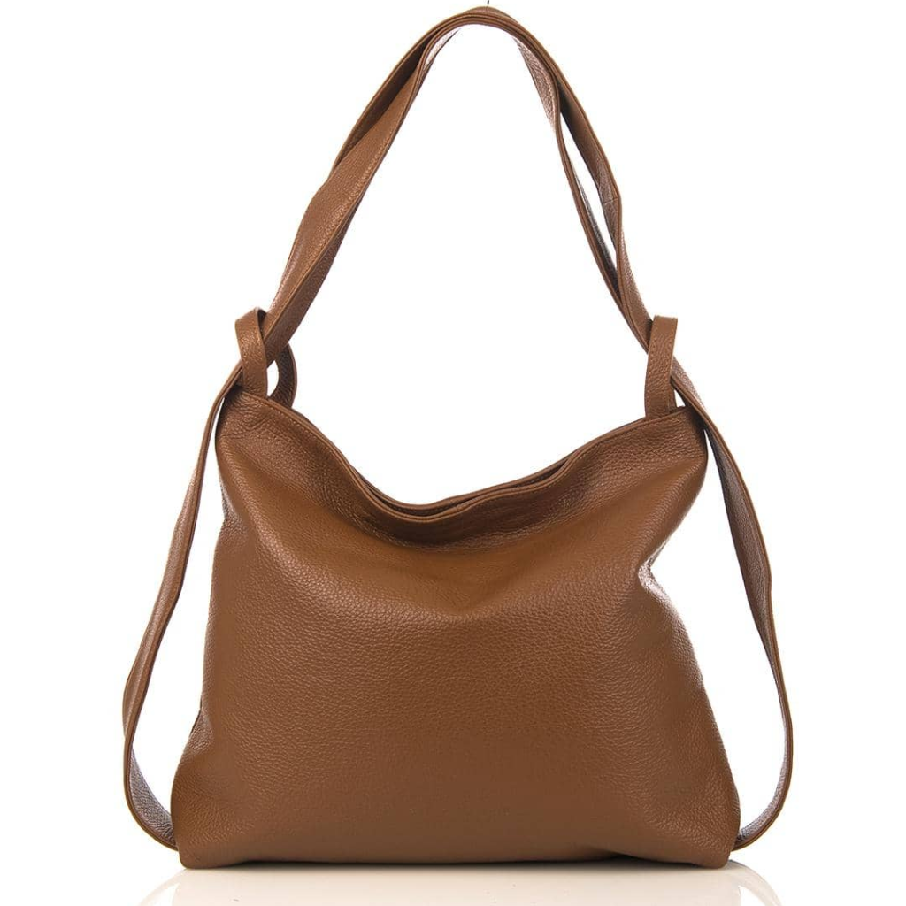 Sorella Handbags Adelaide backpack in peru or cognac