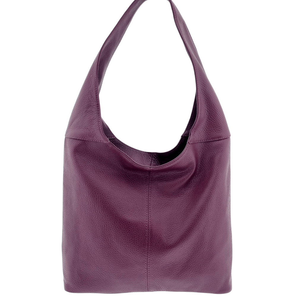Cocoa bag in maroon or plum