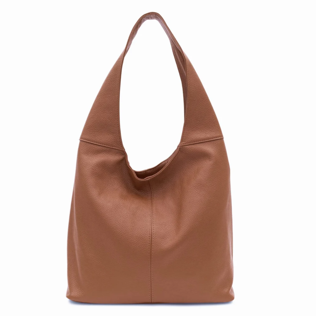 Cocoa bag in dark tan