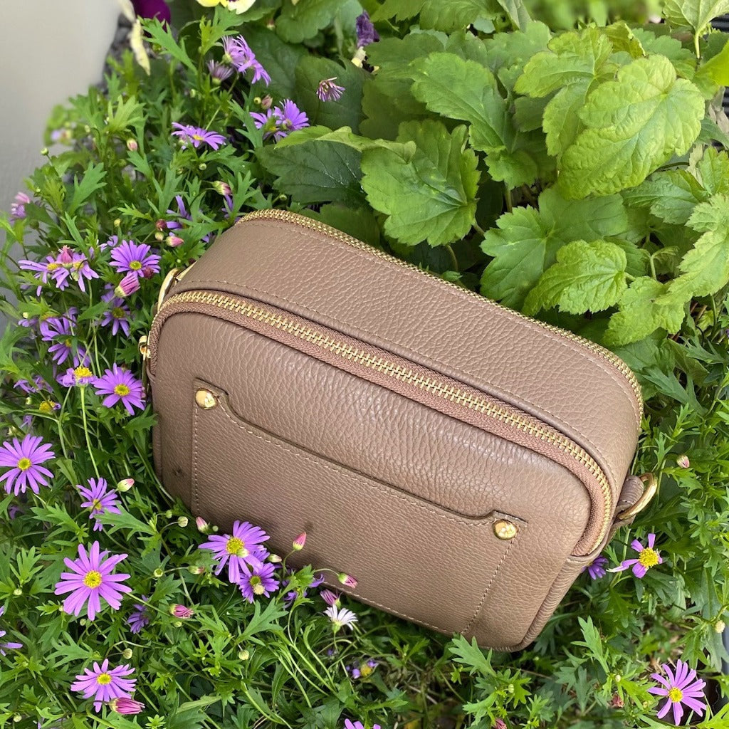 Crystal bag in burlywood or rosybrown