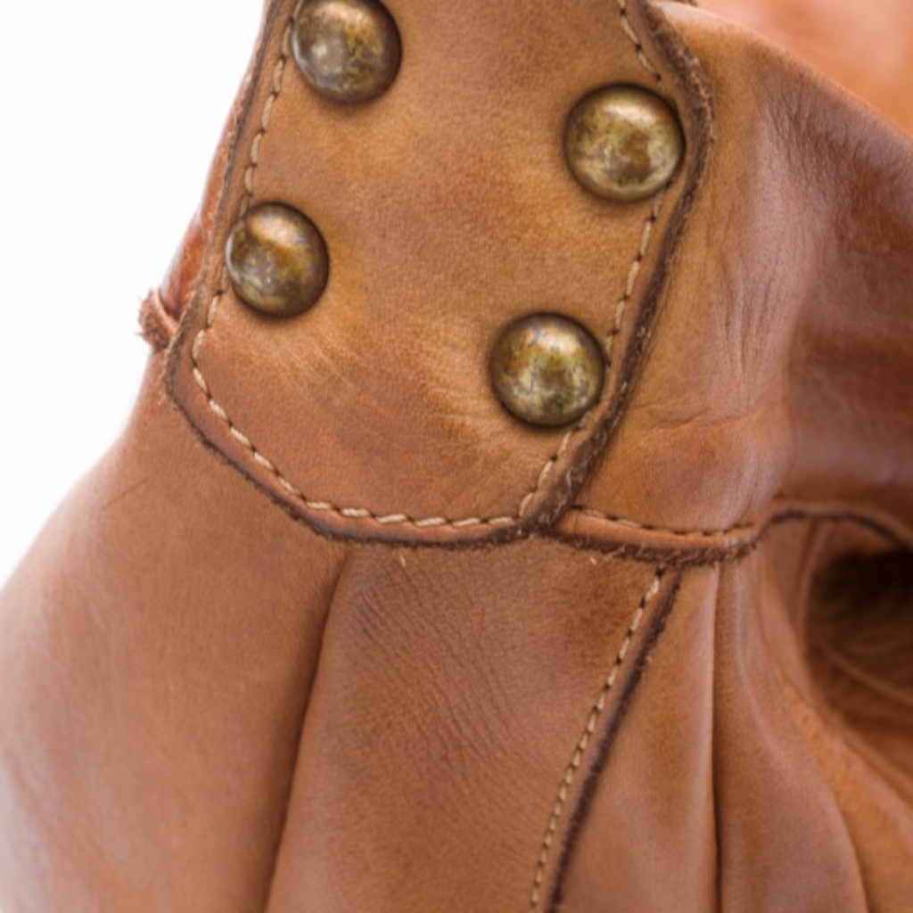 Close up view of the Kiera vintage bag