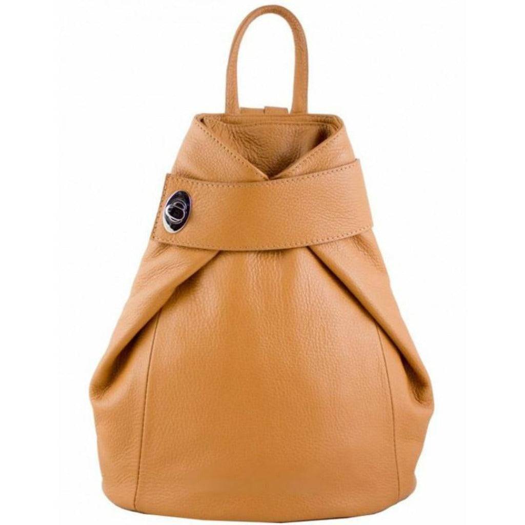 The Pavlova backpack in tan or peru