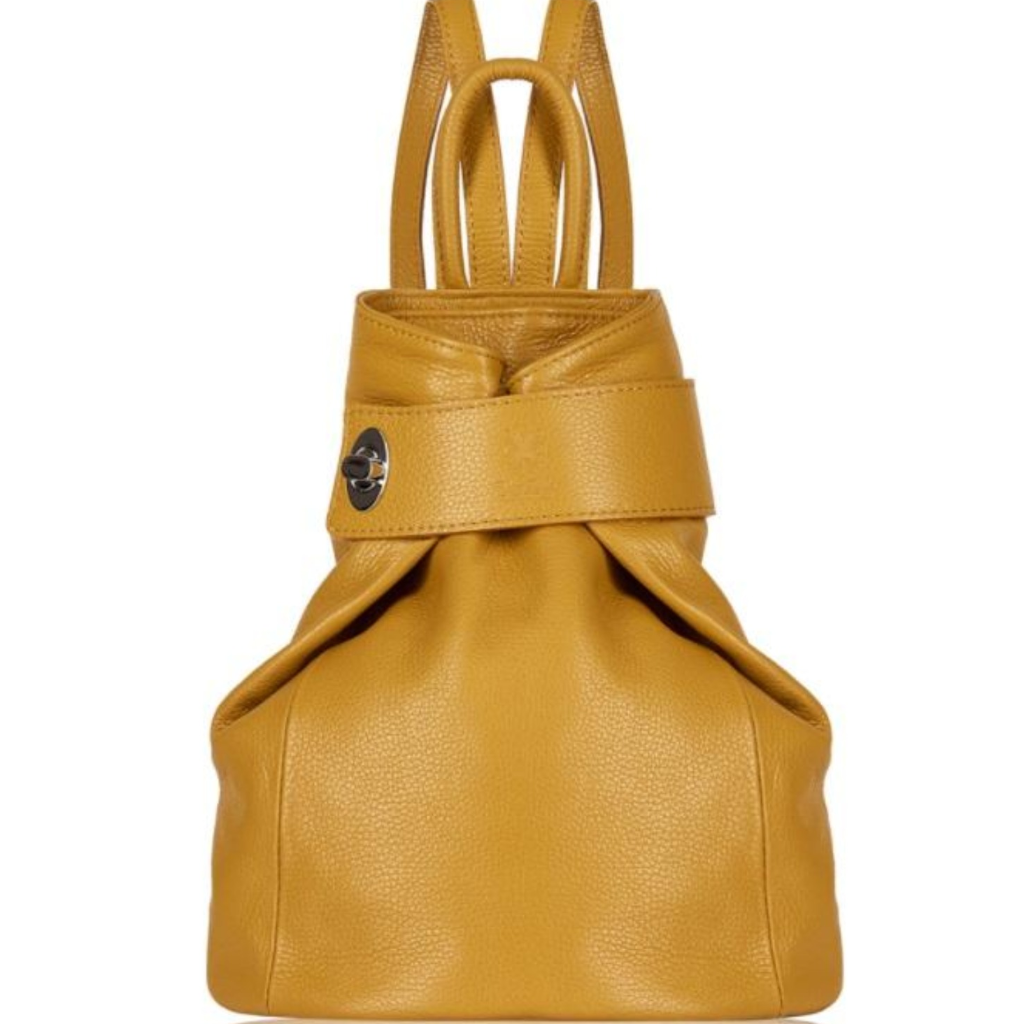 Pavlova backpack in mustard yellow