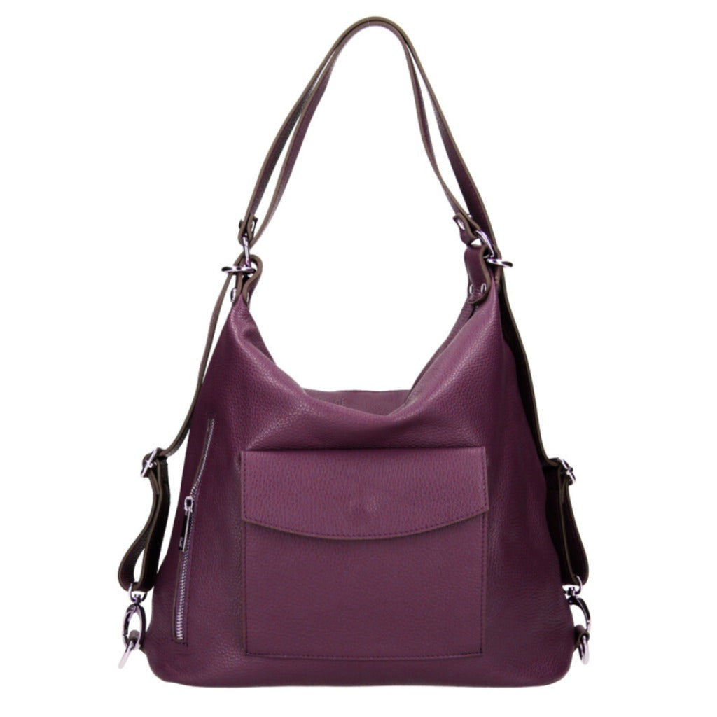 Sorella Handbags Phillipa shoulder bag in burgundy