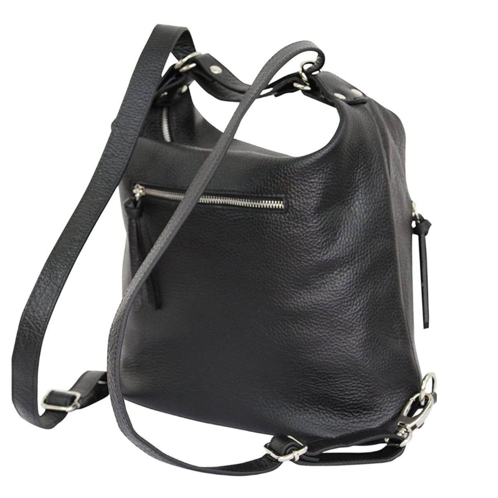 Back view of the Phillipa bag in black