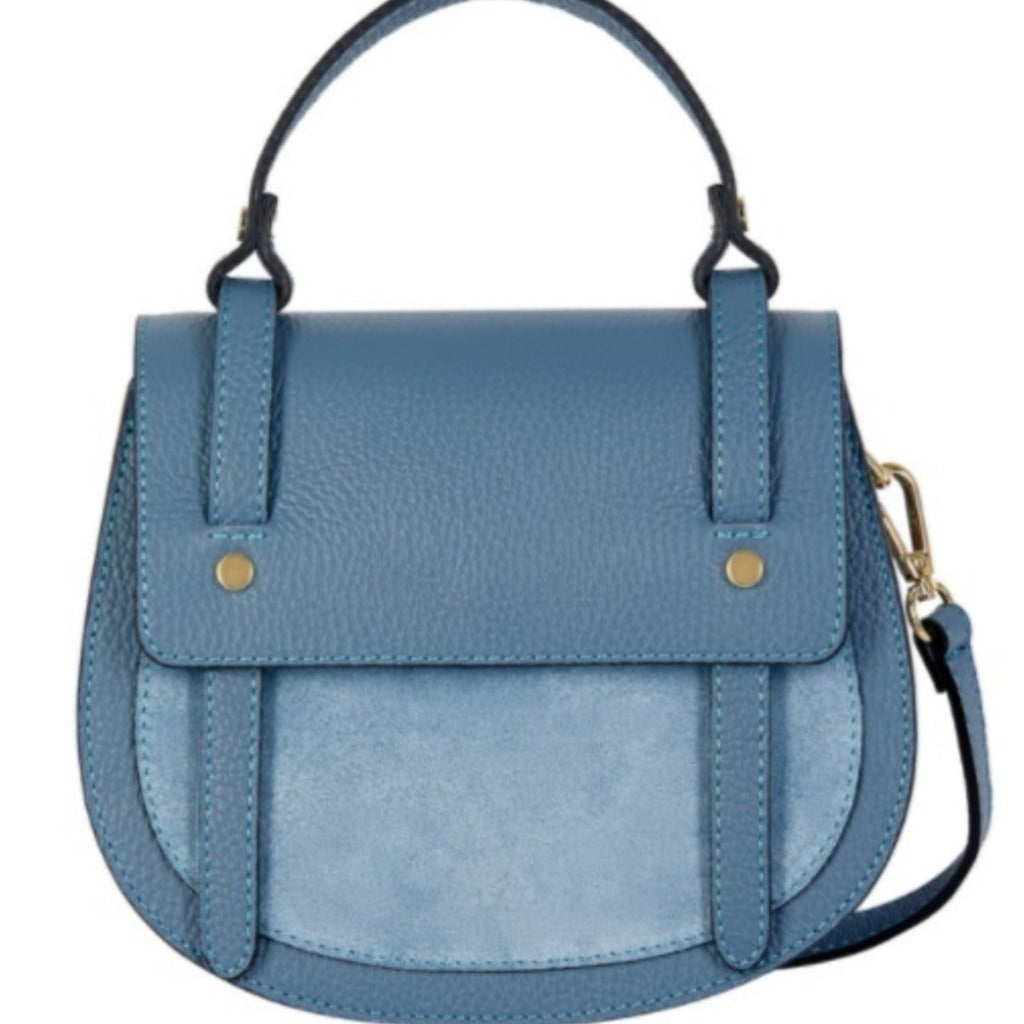 Anna tote in steel blue