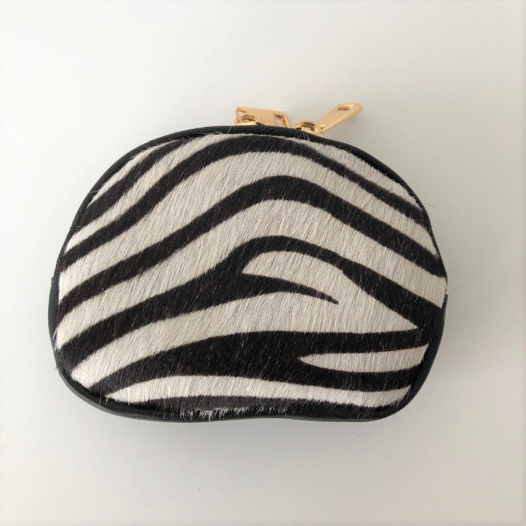 Zebra coin purse