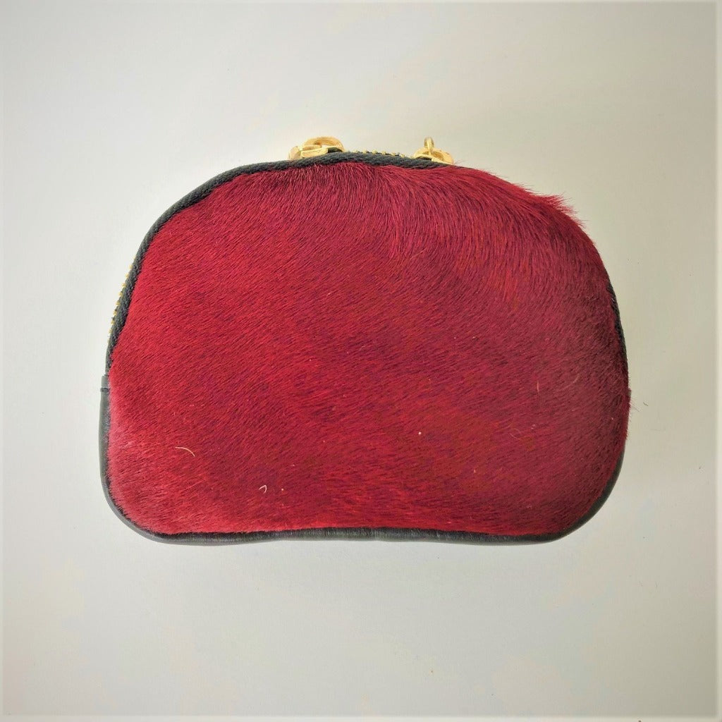 red coin purse