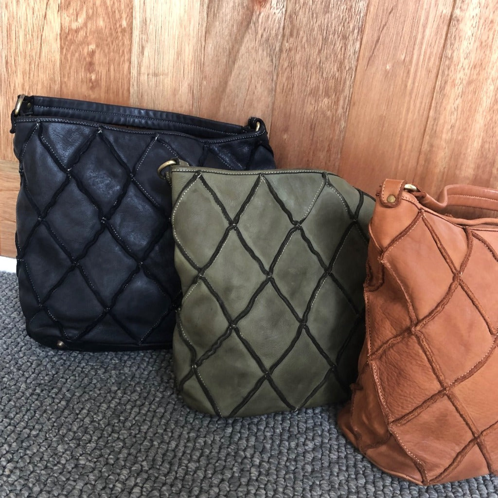 Clarria leather outlet cross body bag