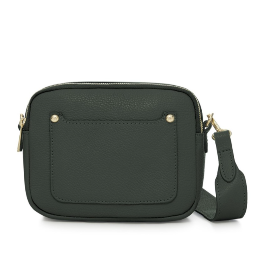 Crystal bag in dark green