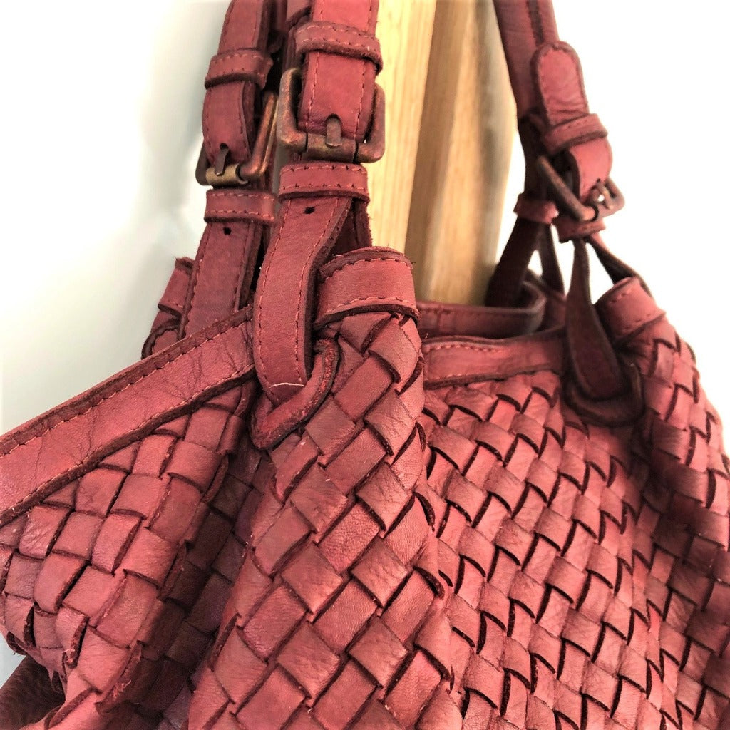 Close up view of the Diamonte bag