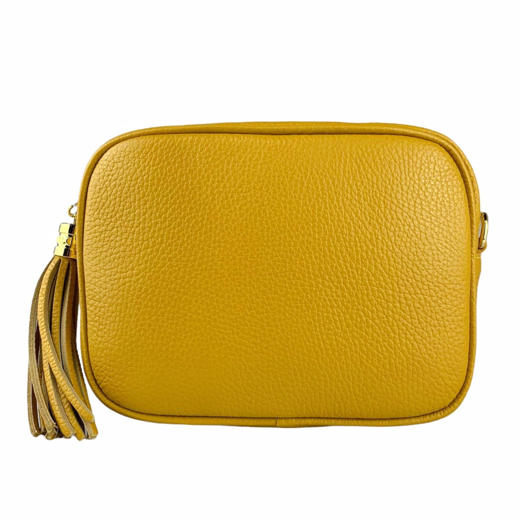 Ella bag in mustard yellow or gold