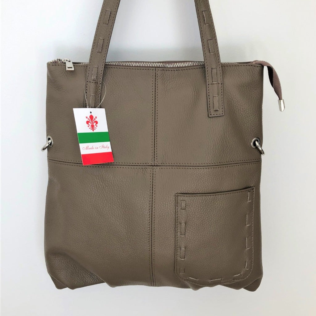 Sorella Handbags Kate bag in dark taupe (tan)