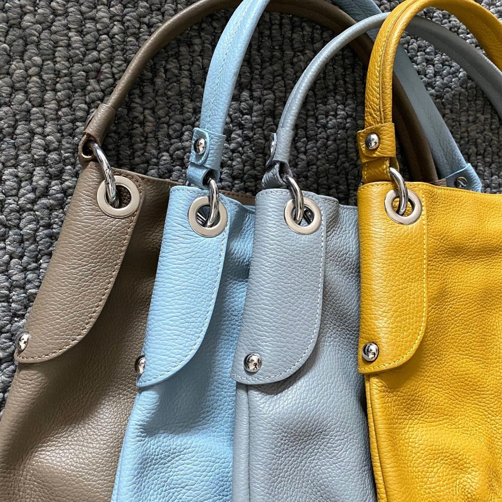 Kelli bag in multiple colours including light blue