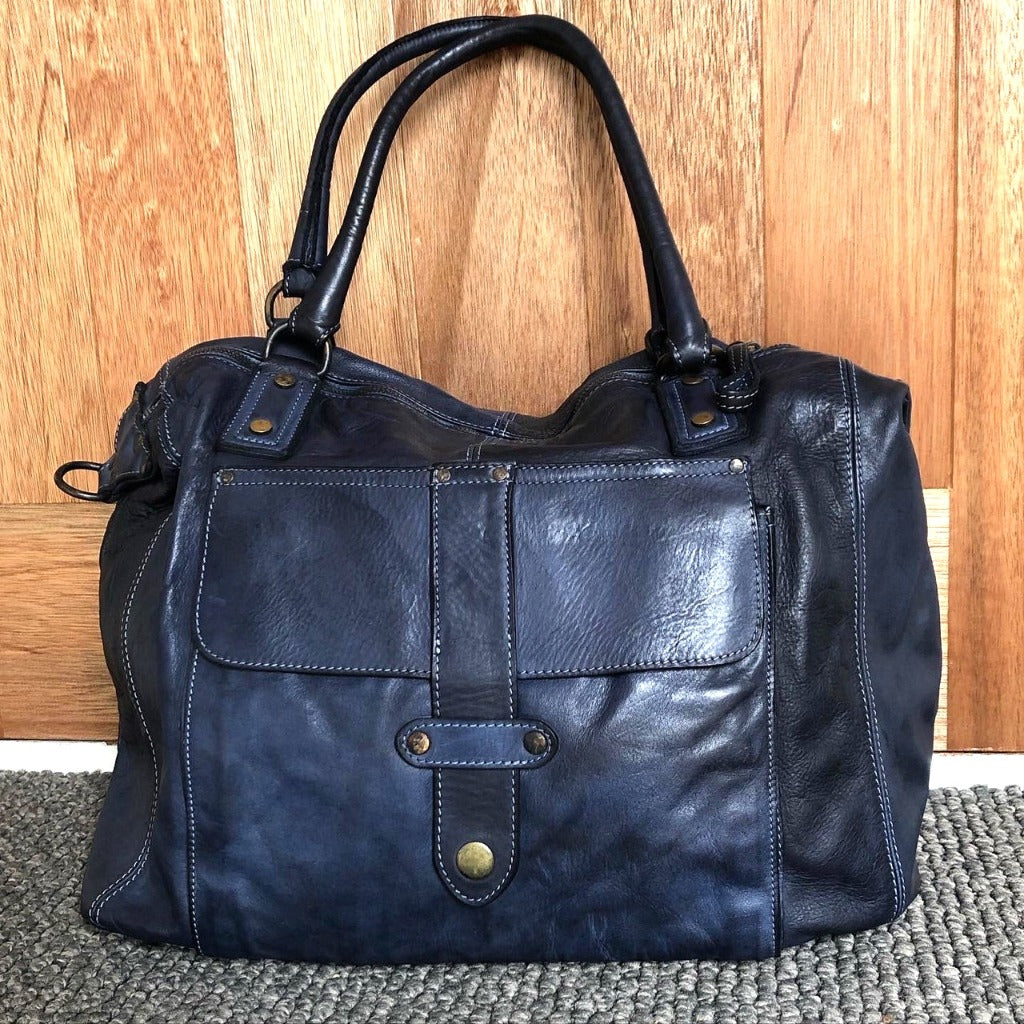 The Page bag in navy