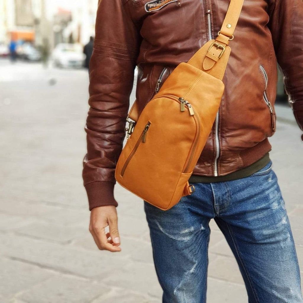 Sam back sling in yellow