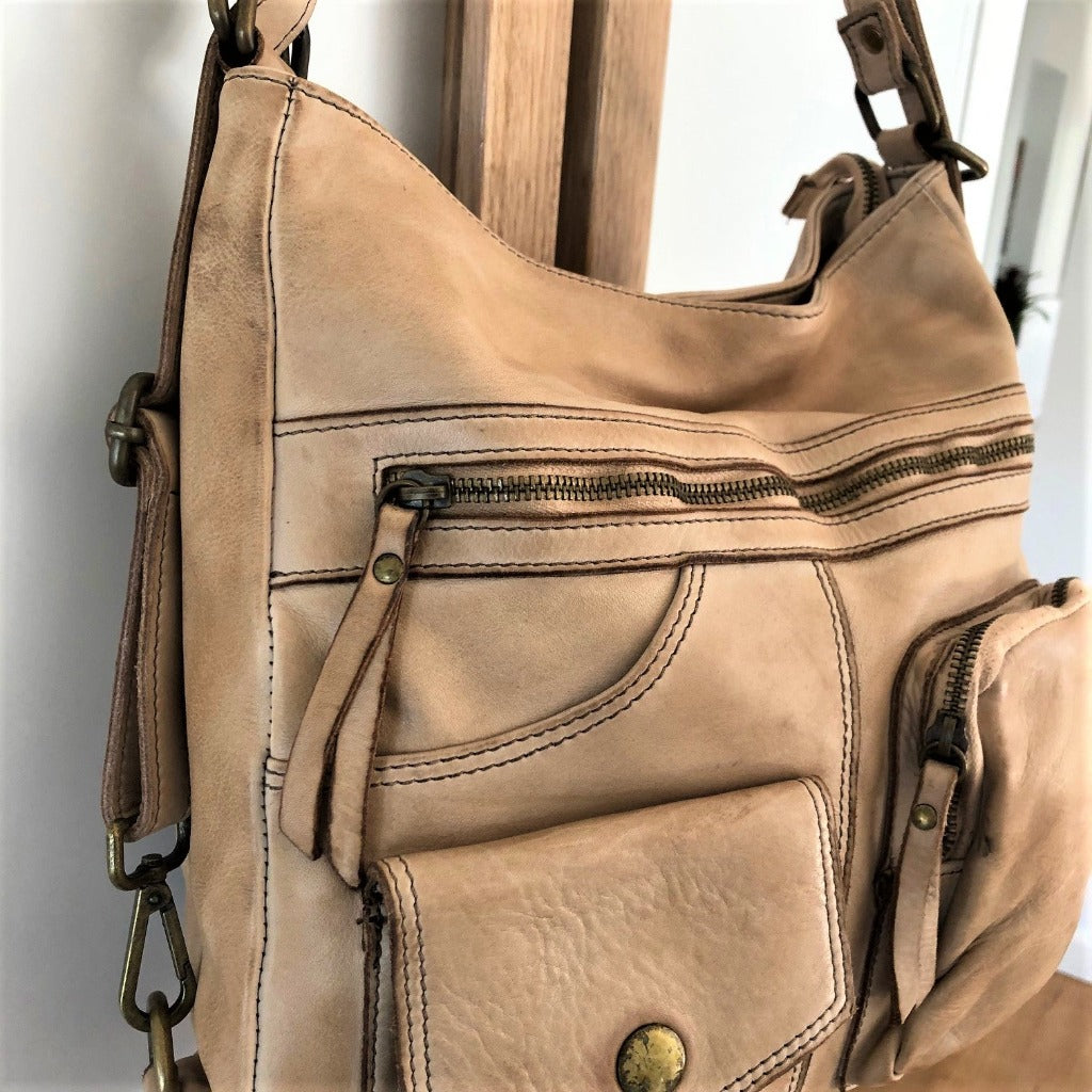 Close up view of the Serena bag