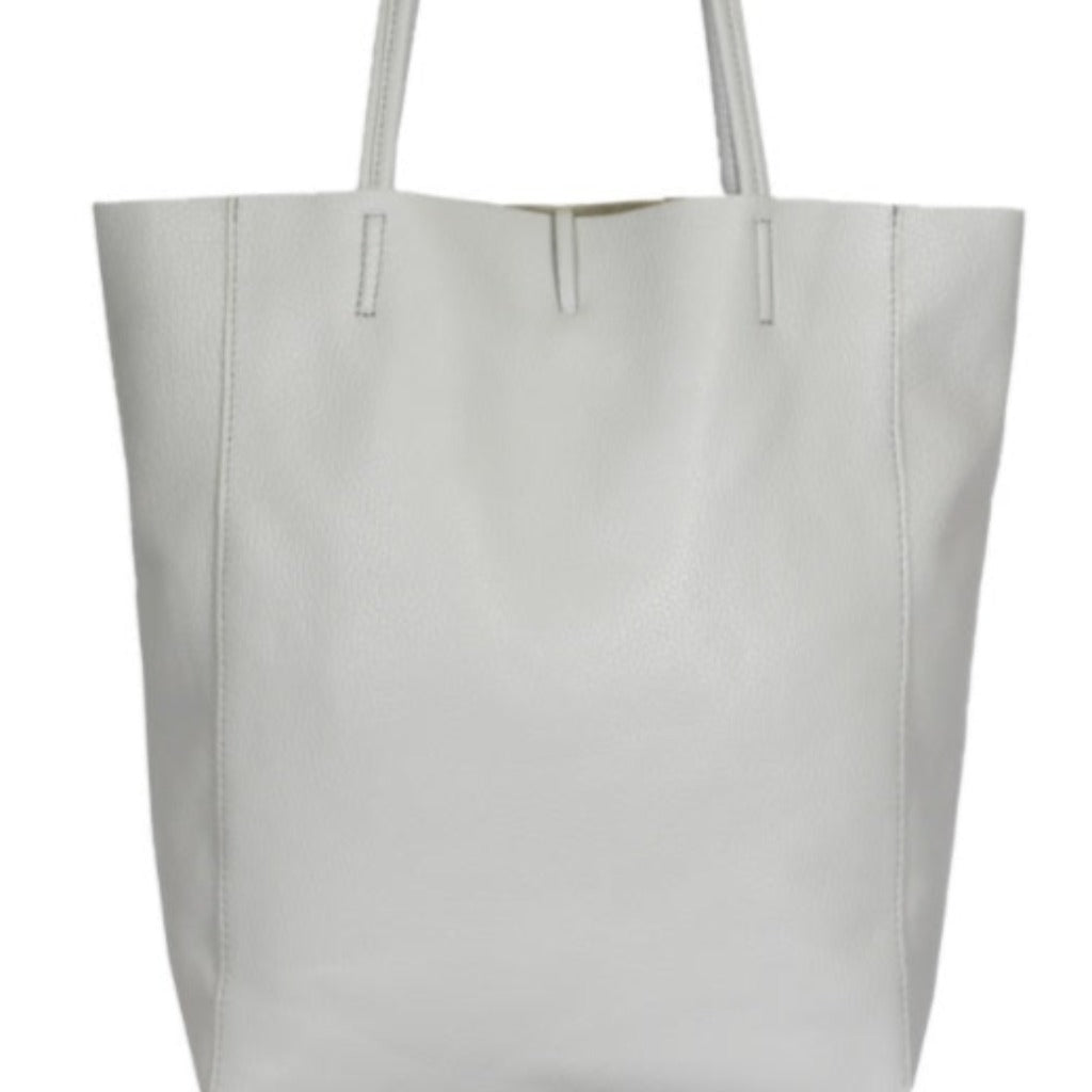 shopper bag in light grey