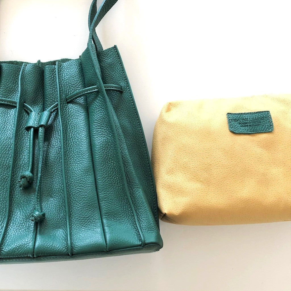 Susie bag in sea green with insert