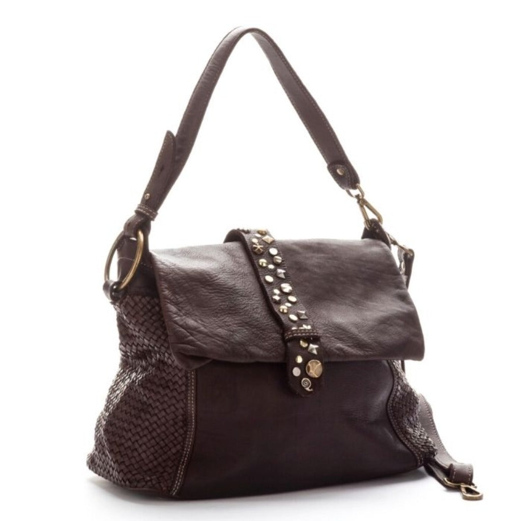Veriga bag in dark brown