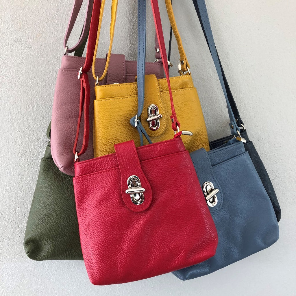 Verona bag in six different colours